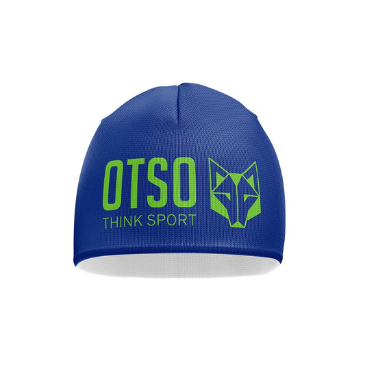 Beanie Electric Blue / Fluo Green