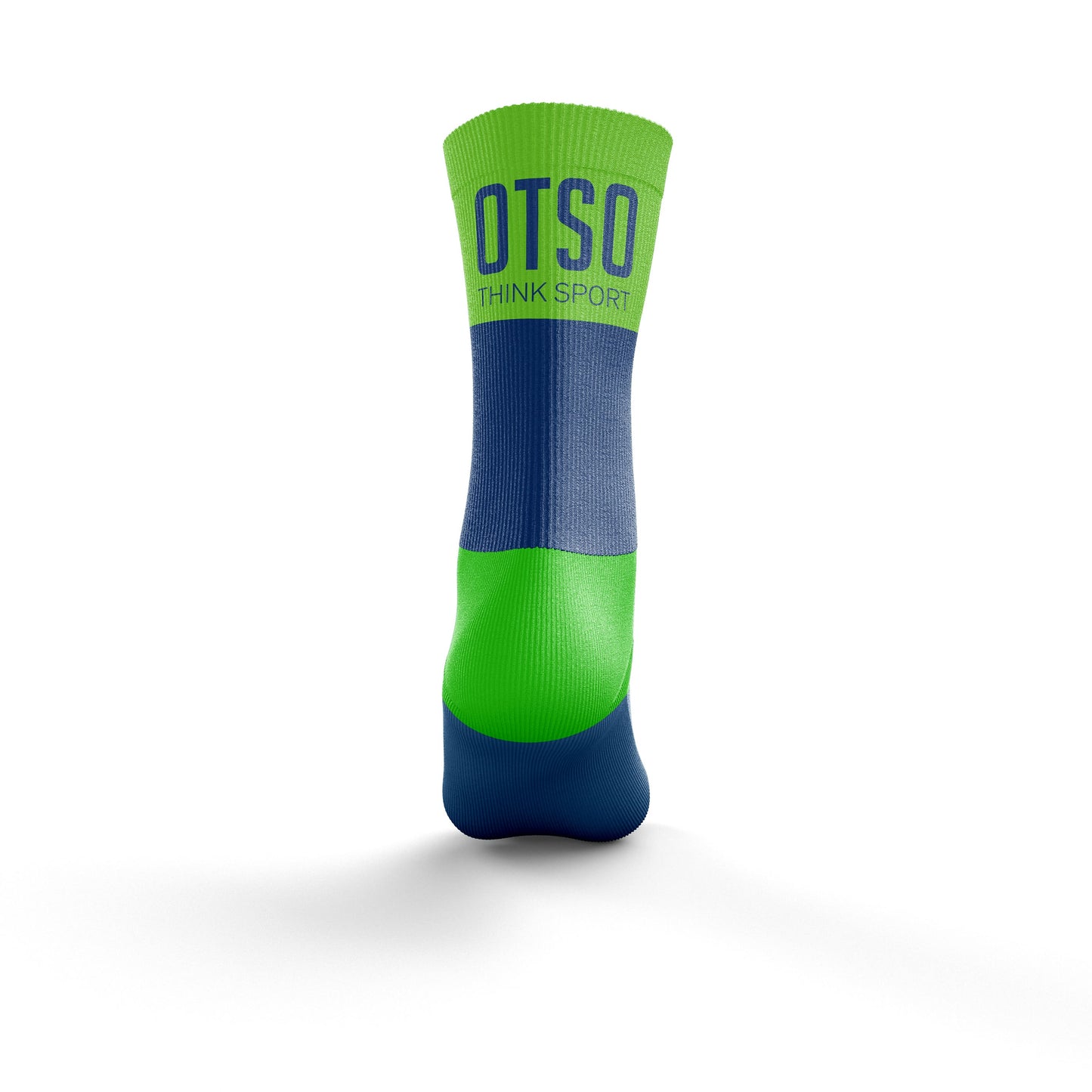 Multisport Socks Medium Cut Electric Blue / Fluo Green