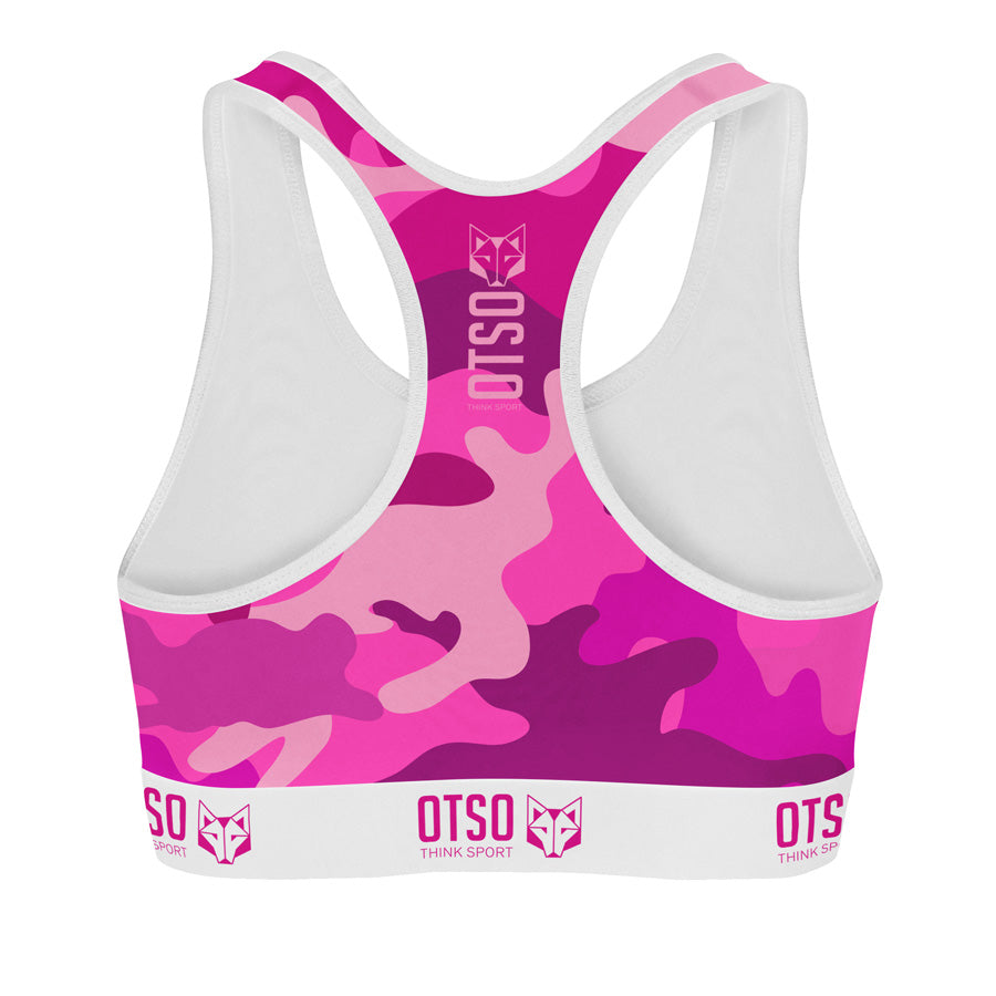 Sports Top Camo Pink