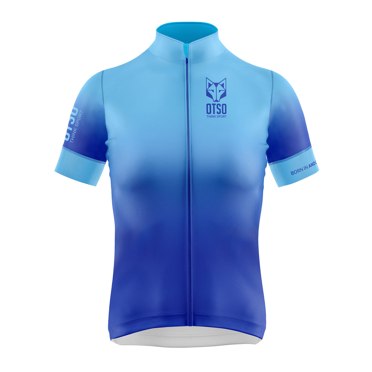 Women's Cycling Jersey Fluo Blue