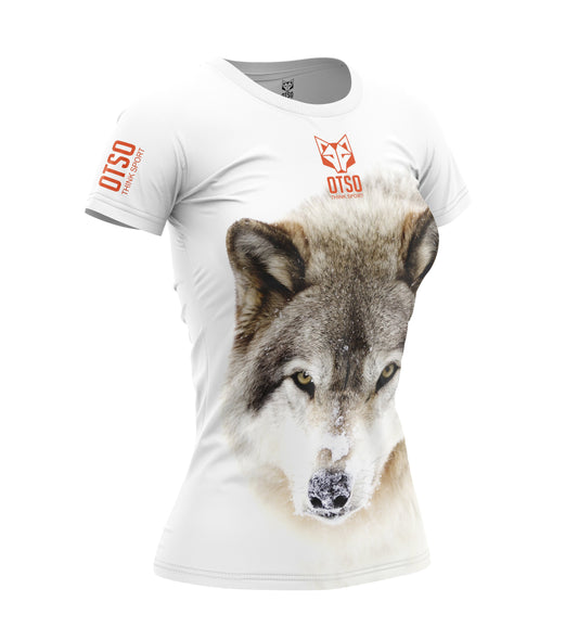 Women's T-Shirt Short Sleeve Wolf