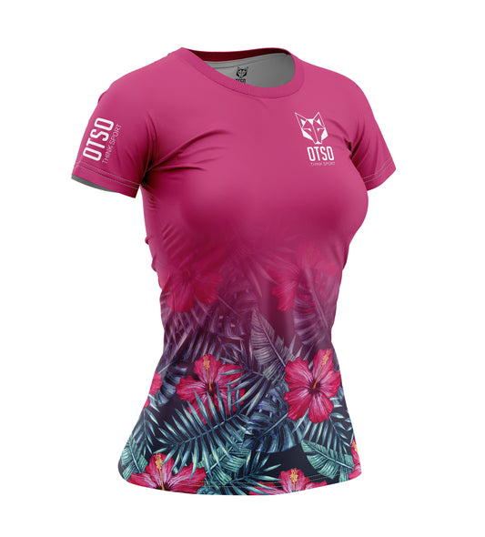 Women's T-Shirt Short Sleeve Tropical