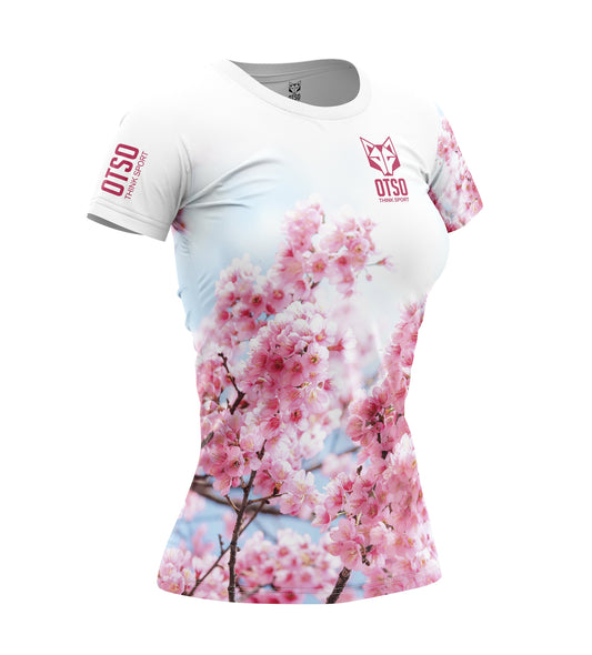 Women's T-Shirt Short Sleeve Almond Blossom