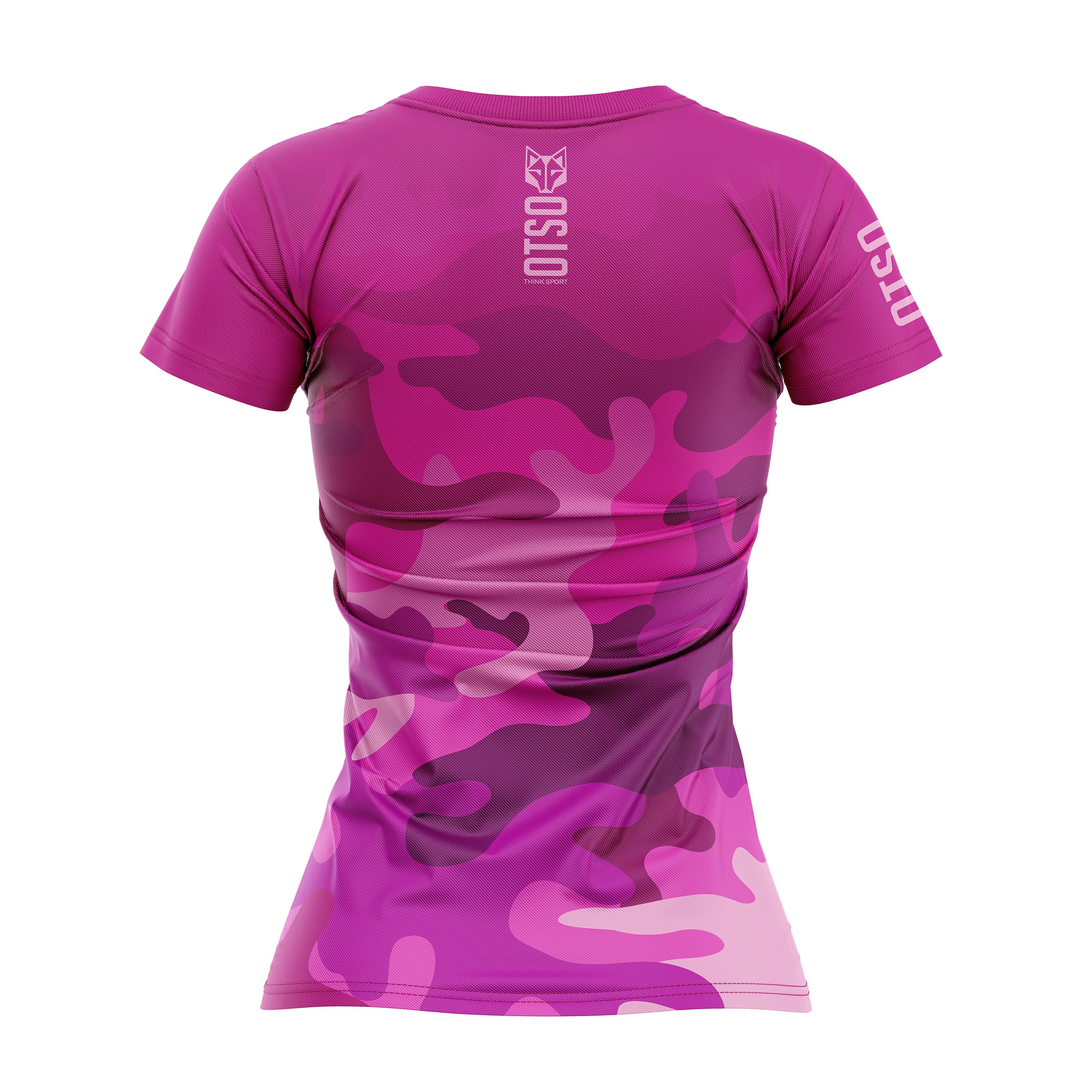 Pink camouflage t sales shirt