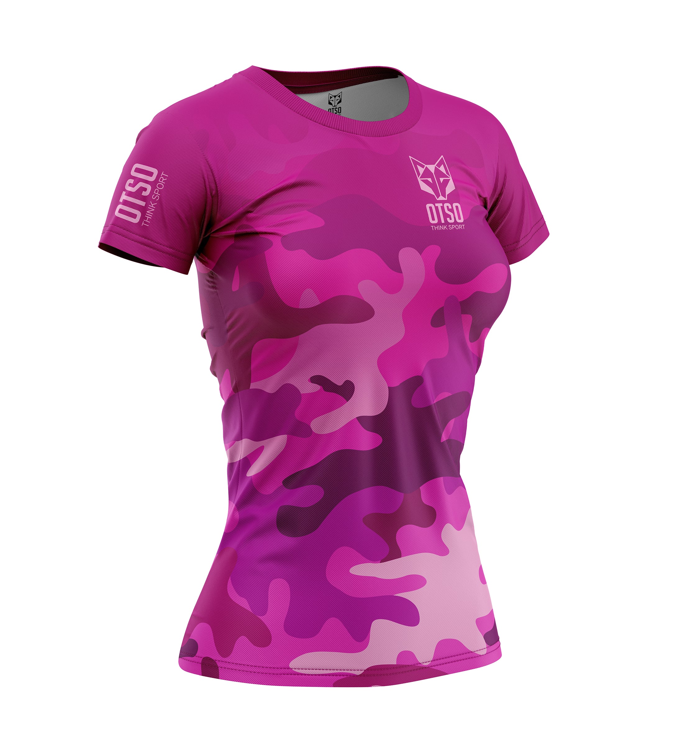 Purple and pink camo hot sale shirt